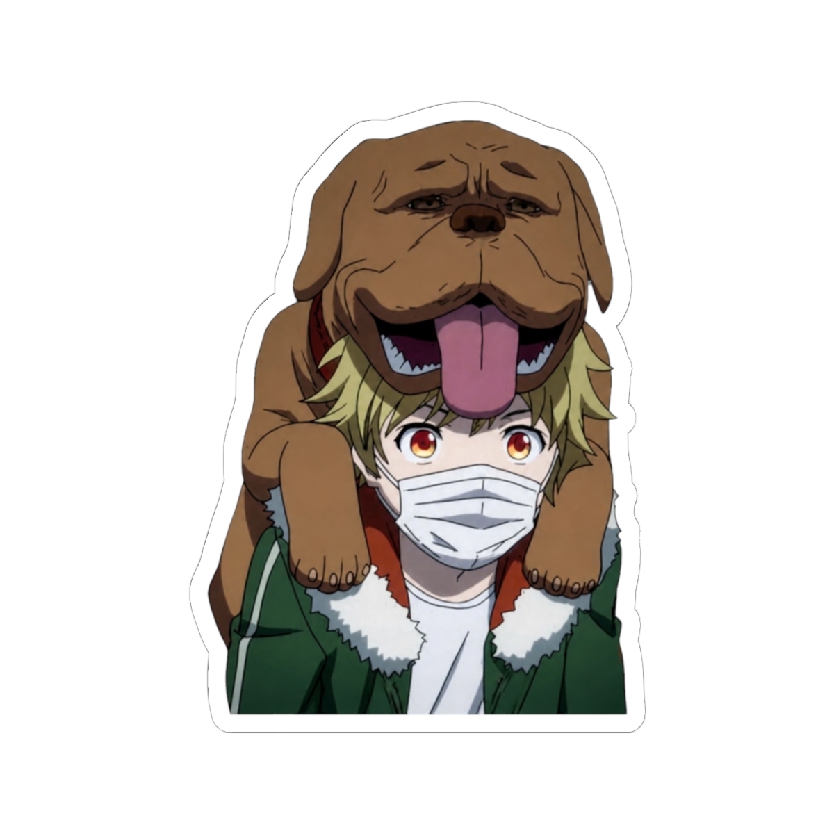 Yukine with dog sticker | Noragami - alternate angle 1, merchandise