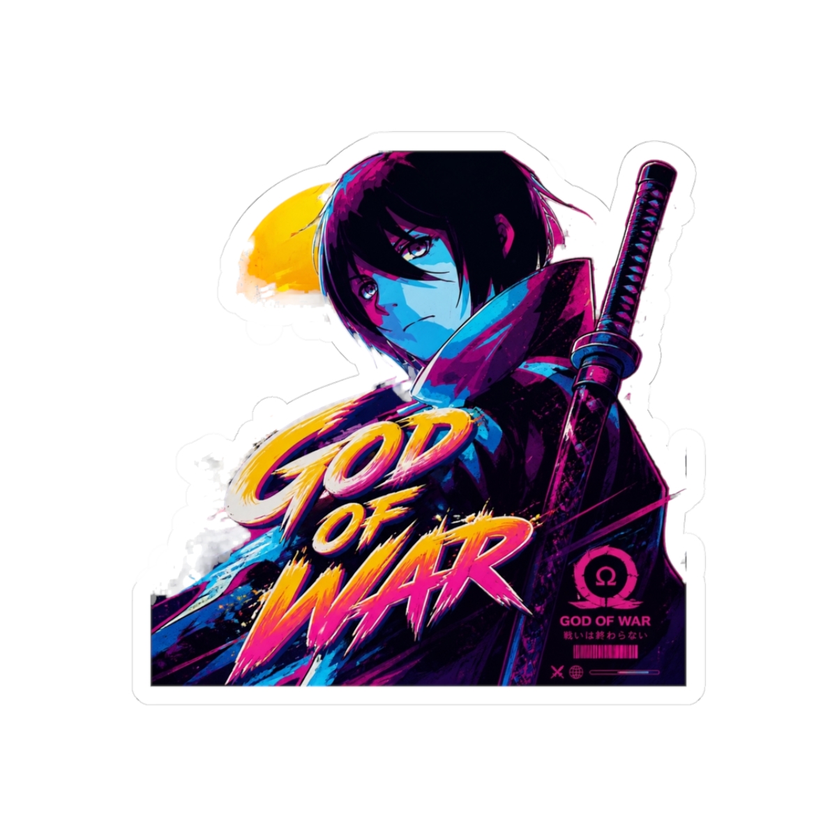 Noragami - Yato God of War Sticker